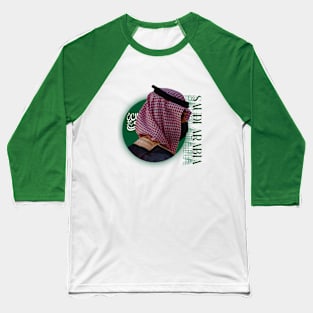 SAUDI ARABIA's TRADITIONALE DRESS GREEN SAUDI Baseball T-Shirt